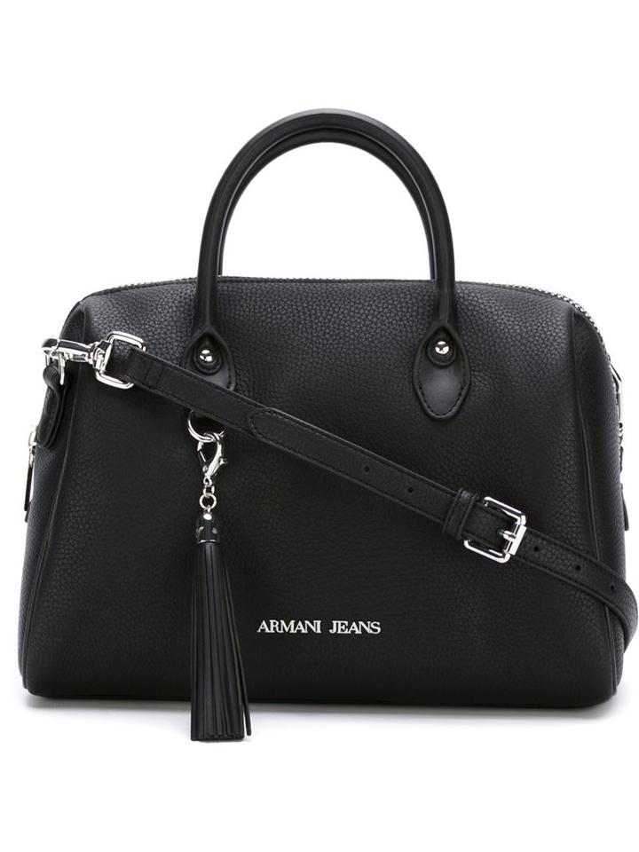 Armani Jeans Tassel Detailing Shoulder Bag