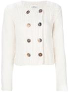 Maison Margiela - Buttoned Cropped Cardigan - Women - Acrylic/wool/alpaca - S, White, Acrylic/wool/alpaca