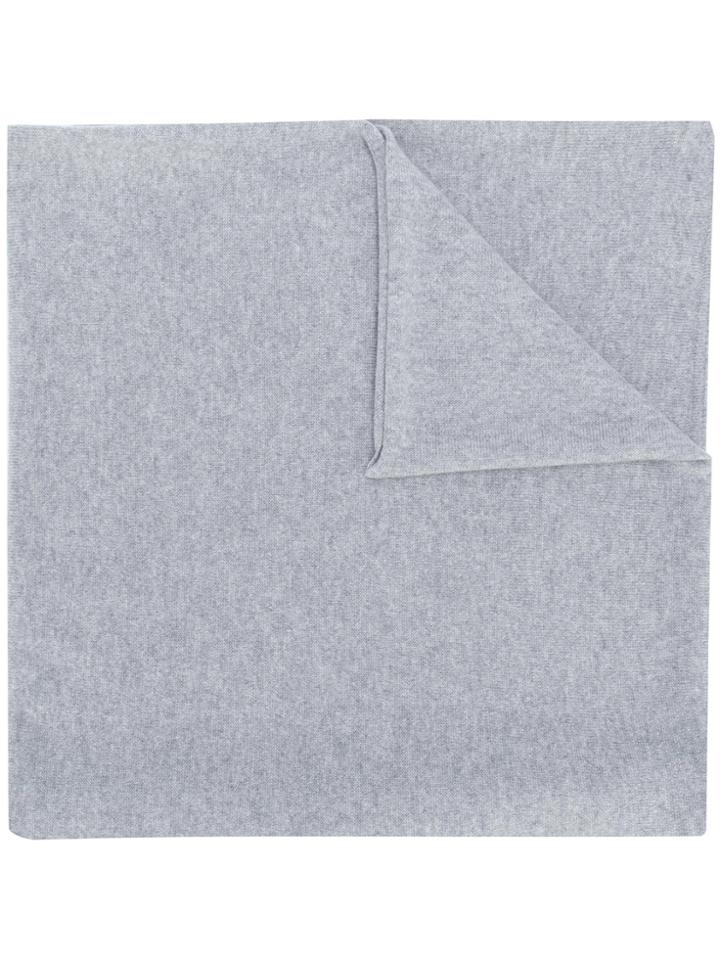 Liska Soft Cashmere Scarf - Grey