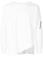 Facetasm Asymmetric Hem T-shirt - White