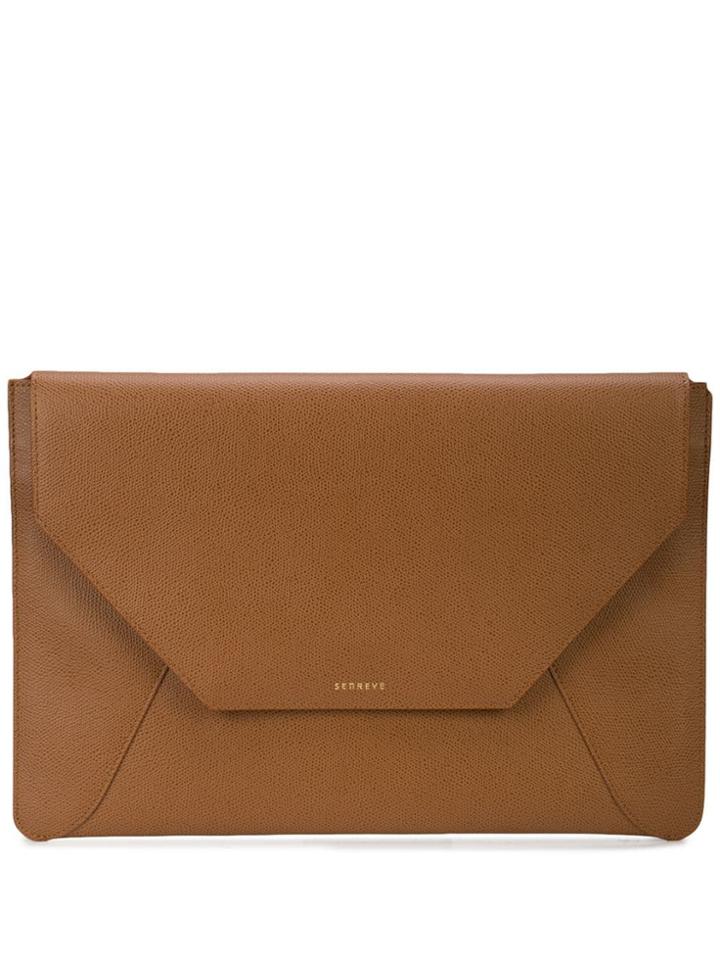 Senreve Envelope Clutch - Brown
