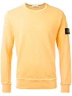 Stone Island - Patched Sweater - Men - Cotton - Xl, Yellow/orange, Cotton