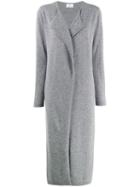 Allude Long Cardi-coat - Grey