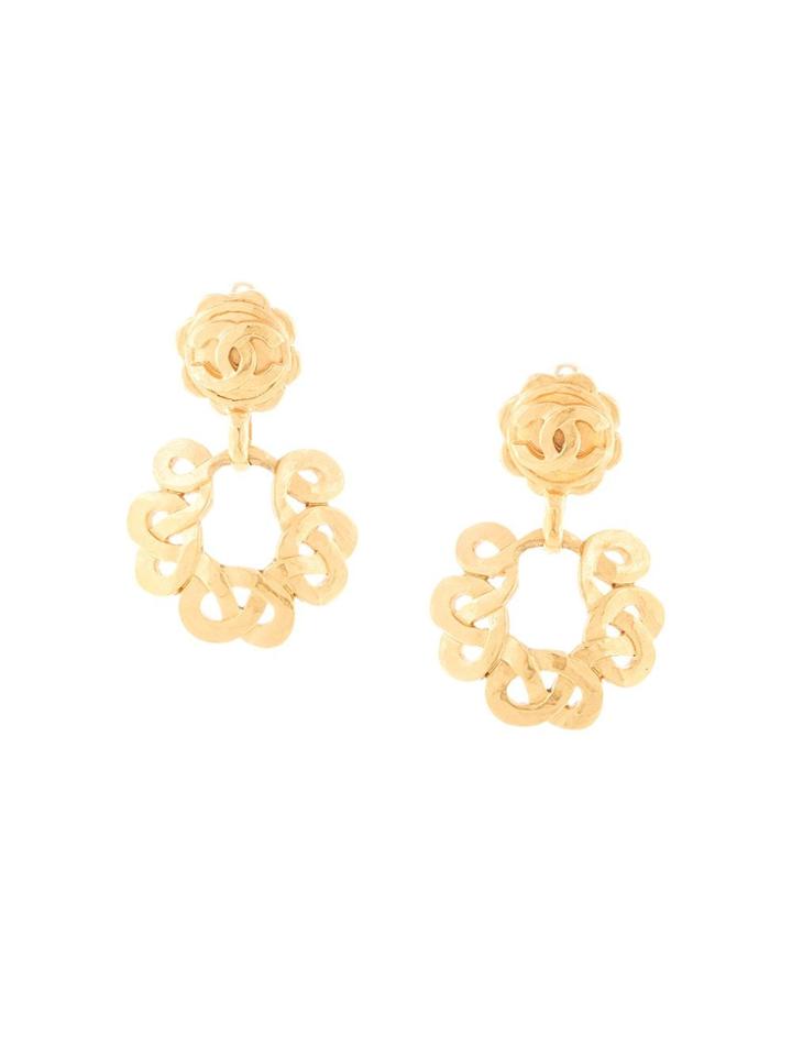 Chanel Pre-owned C Link Earrings - Gold