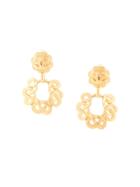 Chanel Pre-owned C Link Earrings - Gold
