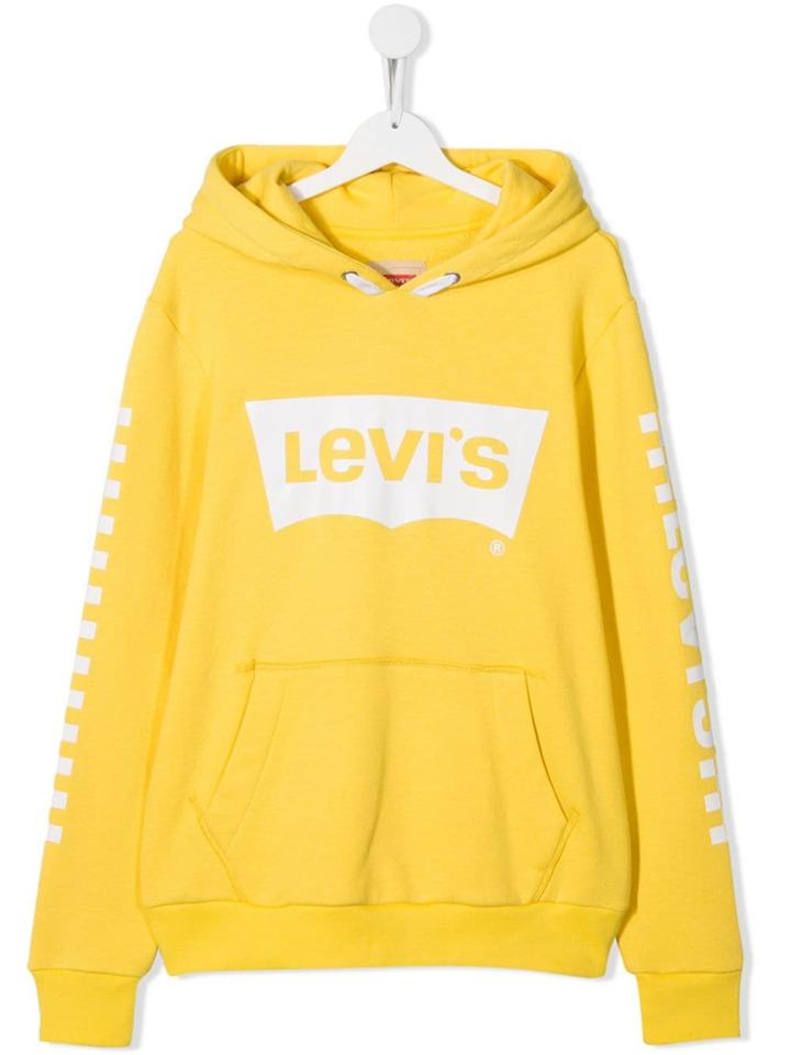 Levi's Kids Logo Hooded Sweatshirt - Yellow