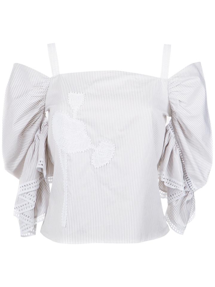 Martha Medeiros Sula Lace Detail Blouse - Unavailable