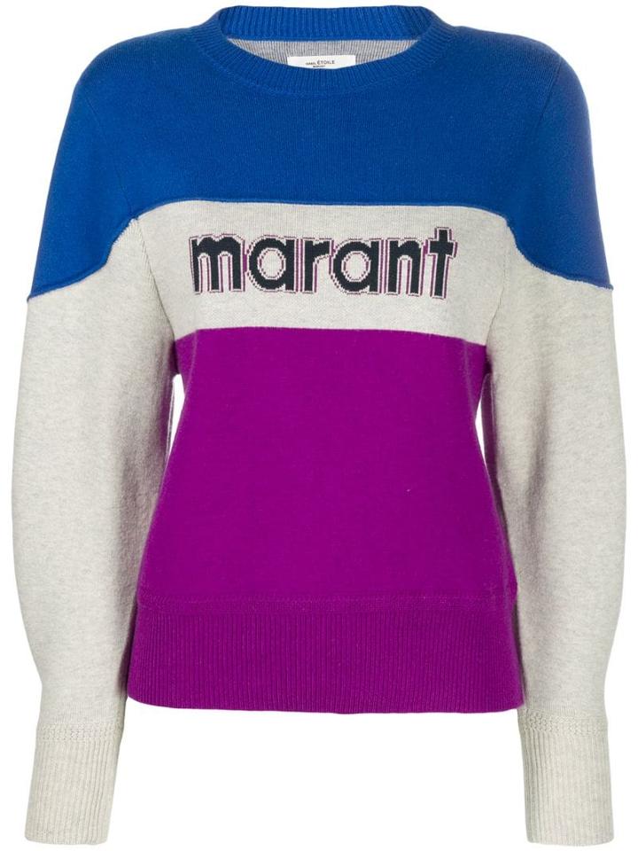 Isabel Marant Étoile Logo Print Jumper - Blue
