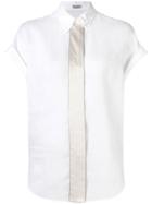 Brunello Cucinelli Short-sleeved Shirt - White