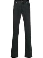 Jacob Cohen Straight Leg Denim Jeans - Black