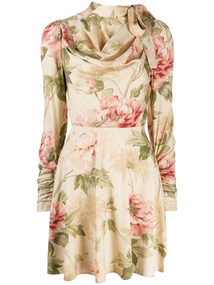 Zimmermann Antique Peony Dress - Neutrals