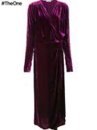 Attico 'jane'dress, Women's, Size: 44, Pink/purple, Silk/viscose