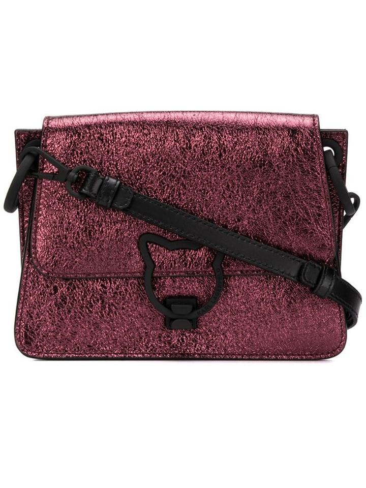Karl Lagerfeld K/katlock Metallic Cross Body Bag - Pink