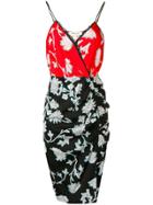 Diane Von Furstenberg Printed Midi Dress - Black