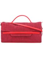 Zanellato Flap Shoulder Bag, Women's, Red, Canvas