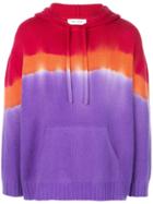 Prabal Gurung Oversized Knit Hoodie - Purple