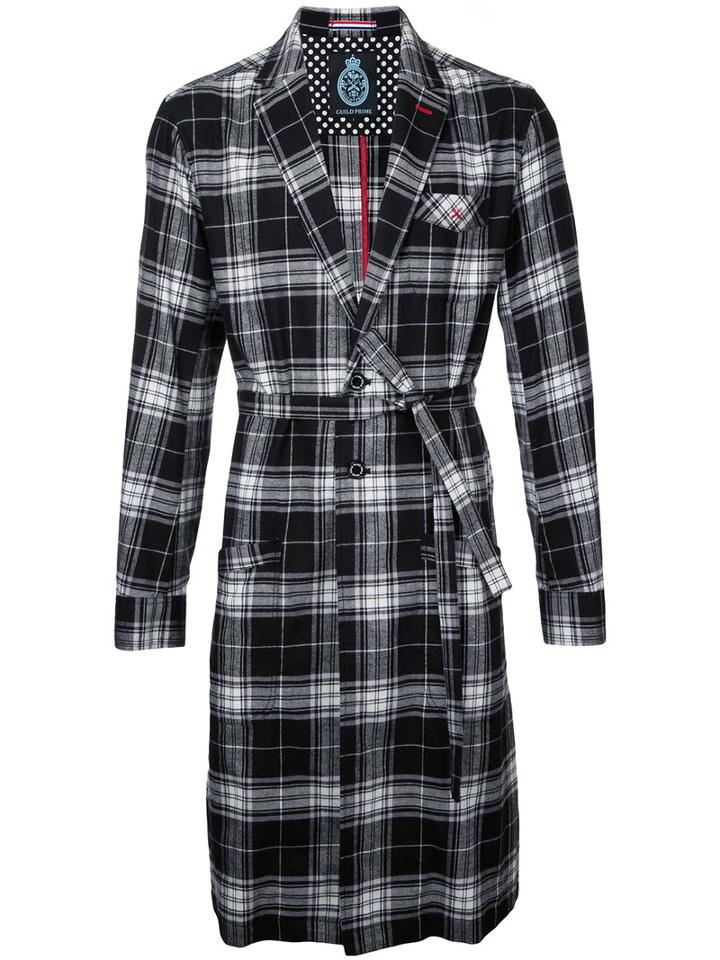 Guild Prime - Plaid Coat - Men - Cotton - 3, Black, Cotton