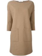 Harris Wharf London Sweater Dress, Women's, Size: 46, Nude/neutrals, Virgin Wool