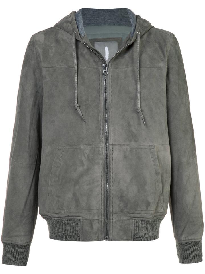 Michael Bastian Hooded Jacket - Grey