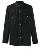 Mastermind Japan Pleated Denim Shirt - Black