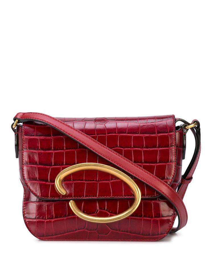 Oscar De La Renta Oath Cross Body Bag - Red