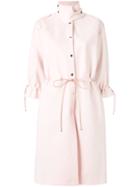 Carven Tailored Fitted Coat - Pink & Purple