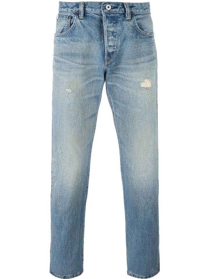 Edwin Slim-fit Jeans, Men's, Size: 35, Blue, Cotton