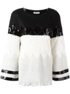 Aviù Embellished Jumper - Black