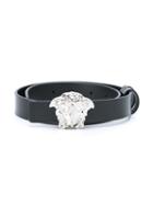 Young Versace Medusa Buckle Belt, Boy's, Size: 70 Cm, Black