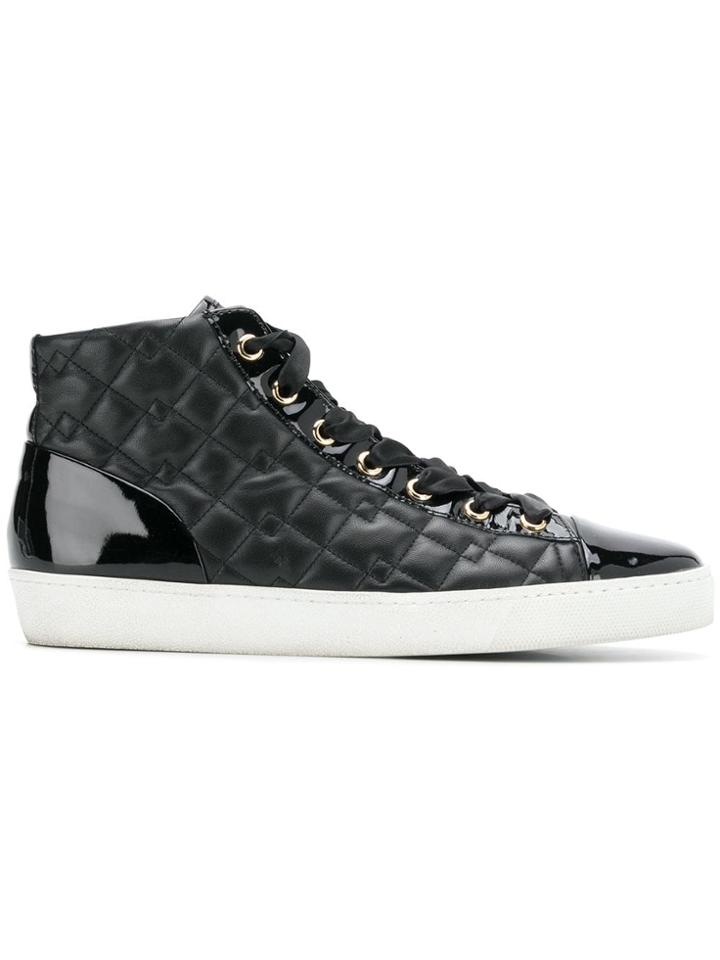 Hogl Quilted Hi-top Sneakers - Black