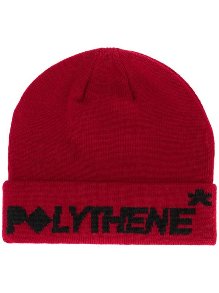 Polythene* Optics Fine Knit Hat - Red