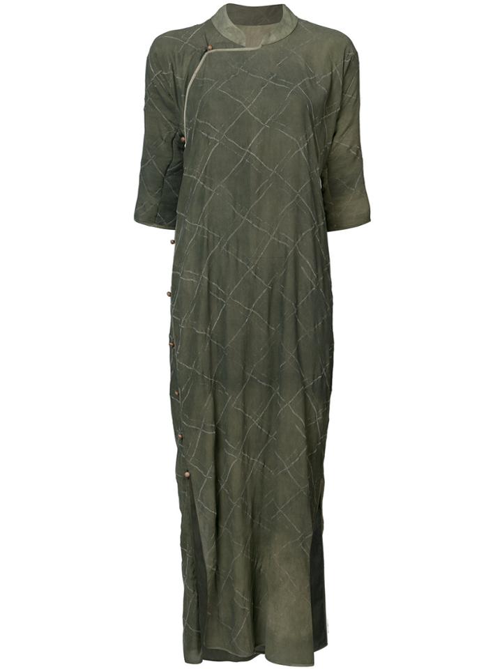Uma Wang Uma Wang Uw8006uw860 Grey Silk/spandex/elastane - Green