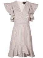 Robert Rodriguez Studio Striped Midi Dress - Orange