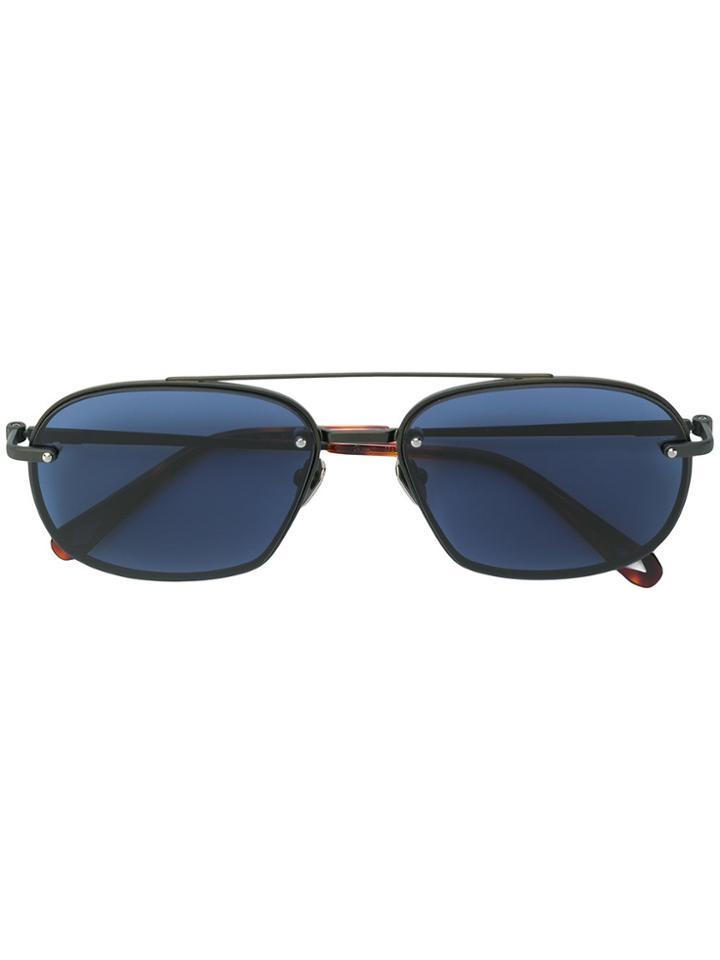 Brioni Round Shaped Sunglasses - Black