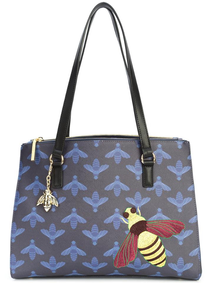 Christian Siriano Bumble Bee Shoulder Bag - Blue