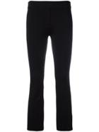 Helmut Lang Slim-fit Cropped Trousers - Black