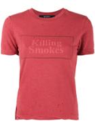 Ksubi Killing Smokes Print T-shirt - Red