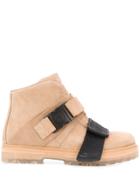 Rick Owens Buckle Detail Boots - Neutrals