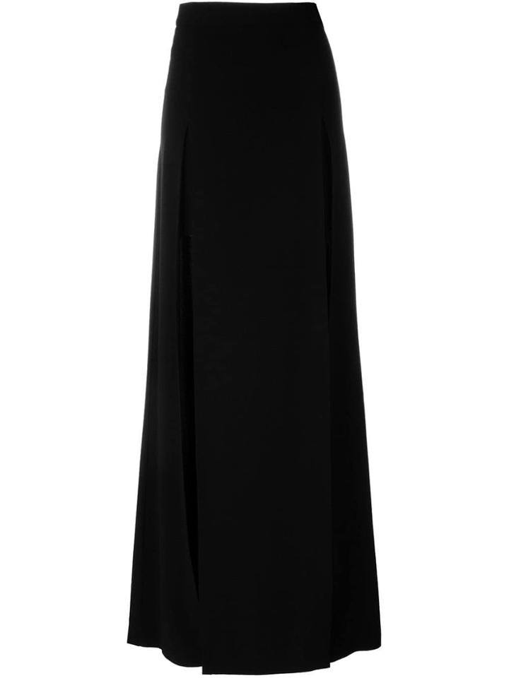 Chalayan Floor Length Split Skirt - Black