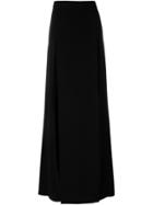 Chalayan Floor Length Split Skirt - Black