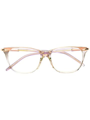 Pomellato Eyewear Clear Square Glasses - Pink & Purple