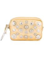 Toga Studded Clutch, Women's, Grey
