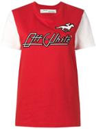 Off-white Logo Plaque T-shirt - Red