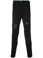 The Viridi-anne Patchwork Trousers - Black