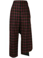 Maison Mihara Yasuhiro Check Print Trousers - Black