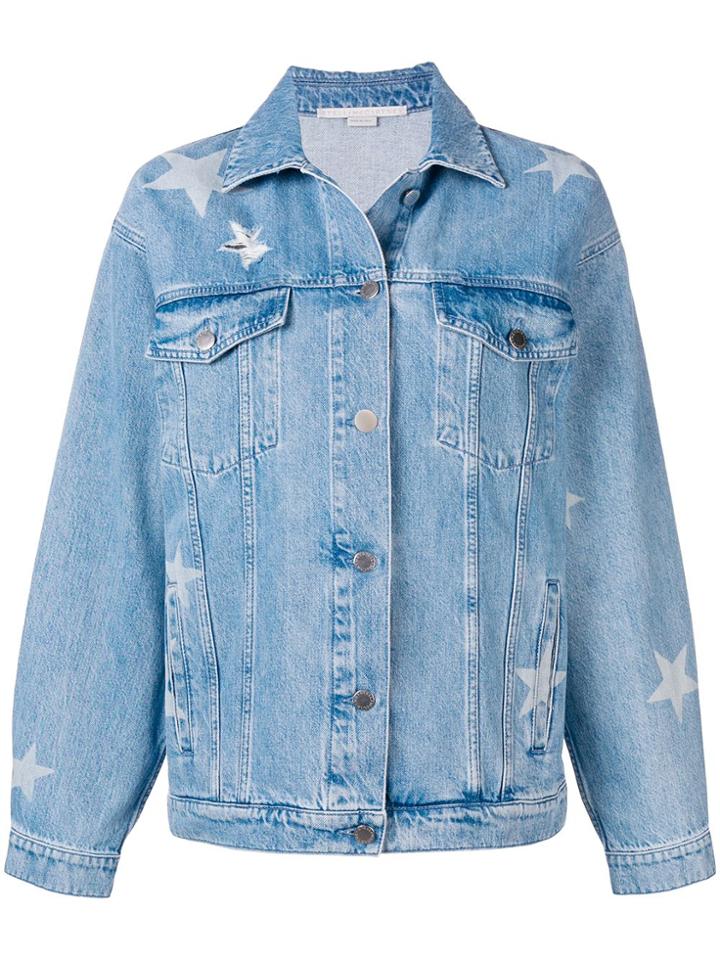 Stella Mccartney Star Denim Jacket - Blue