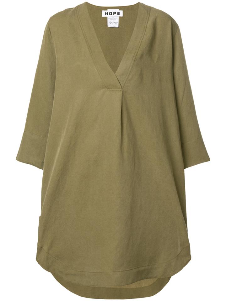 Hope Dose Tunic Dress - Green