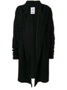 Lost & Found Rooms - Contrast Hooded Coat - Men - Cotton - Xl, Black, Cotton