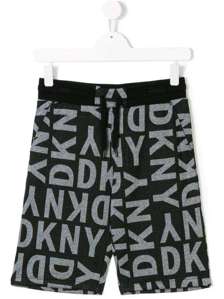 Dkny Kids Printed Shorts - Grey