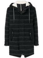 Low Brand Zipped Padded Coat - Grey